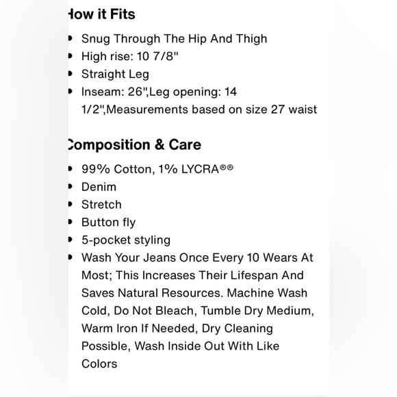 Levi’s Wedgie woman’s straight fit jeans size 27 - Picture 9 of 12